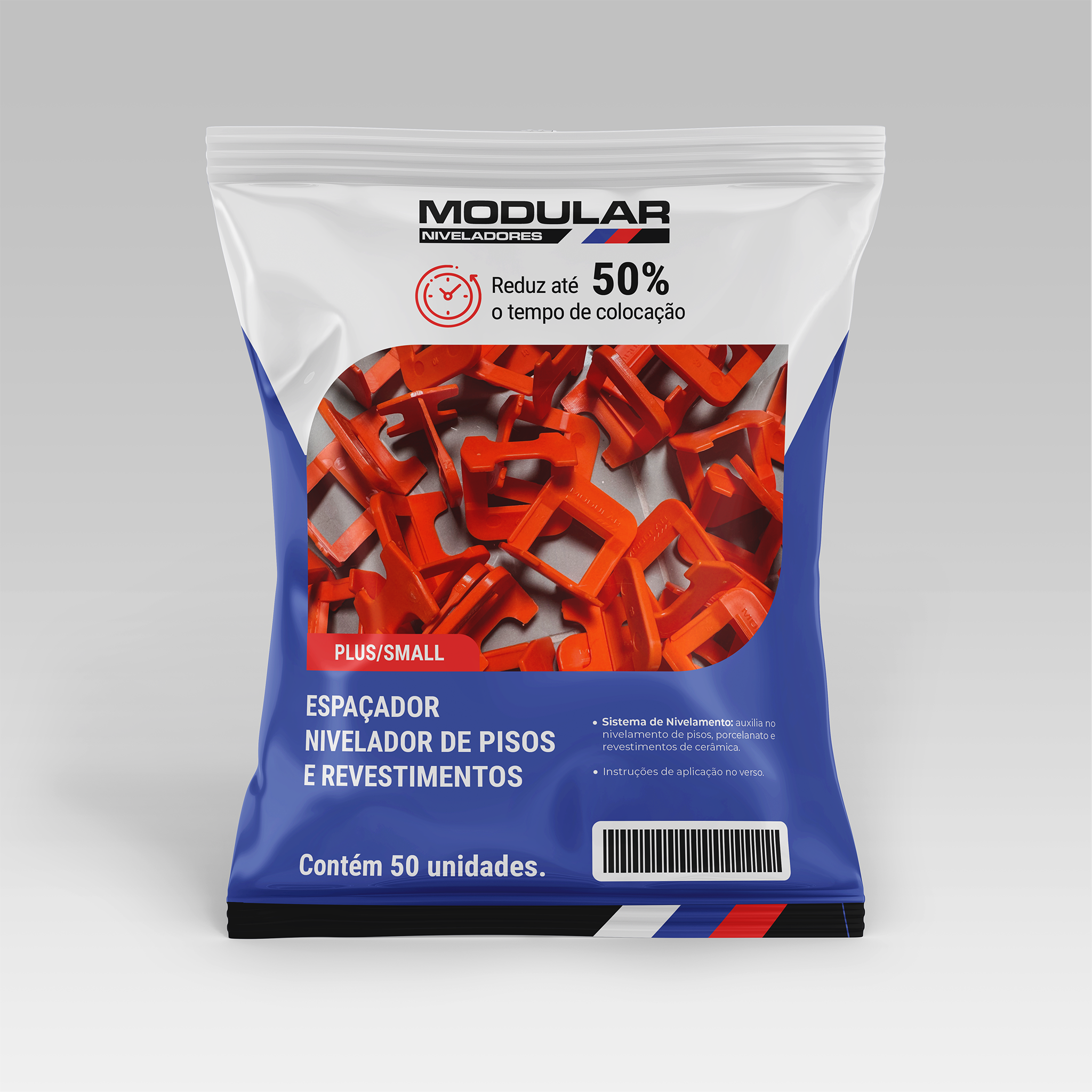 Kit 500 espaçadores 1,5mm e 50 cunhas