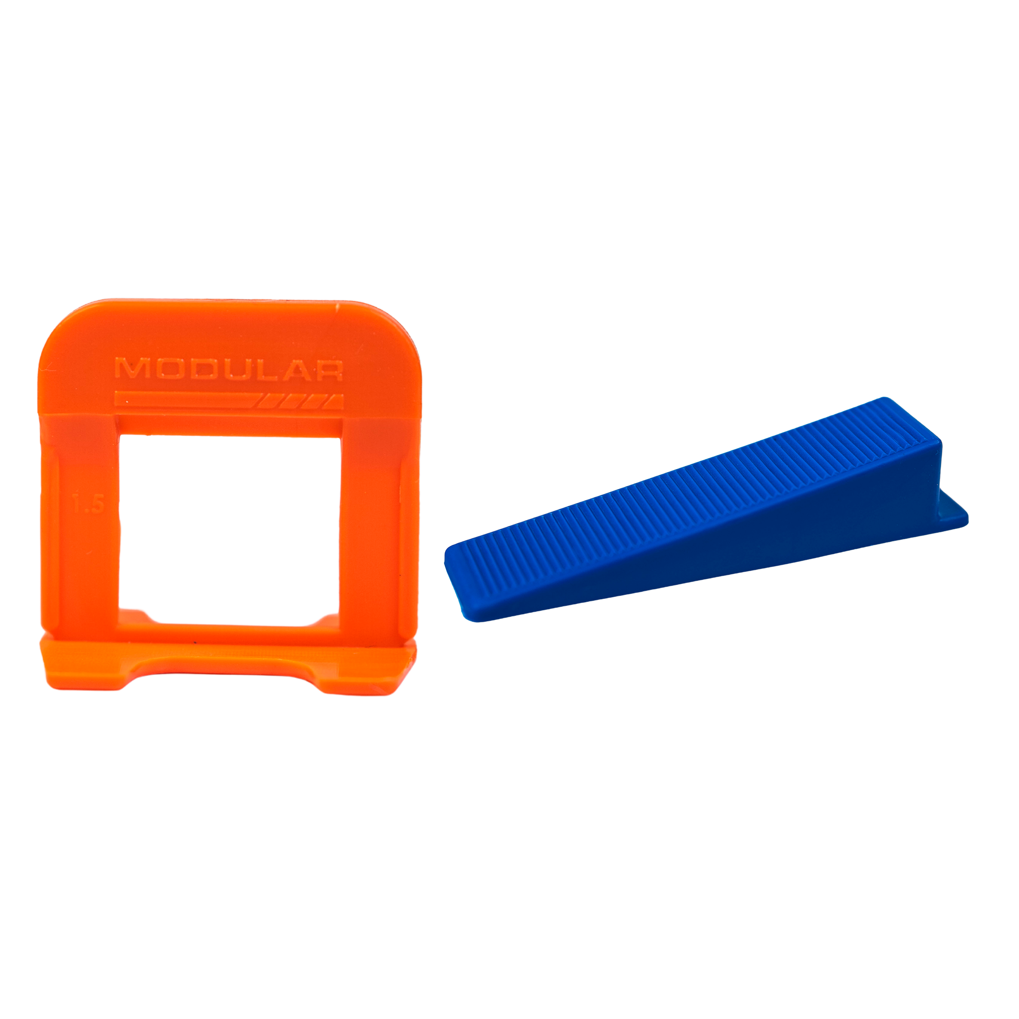 Kit 500 espaçadores 1,5mm e 50 cunhas